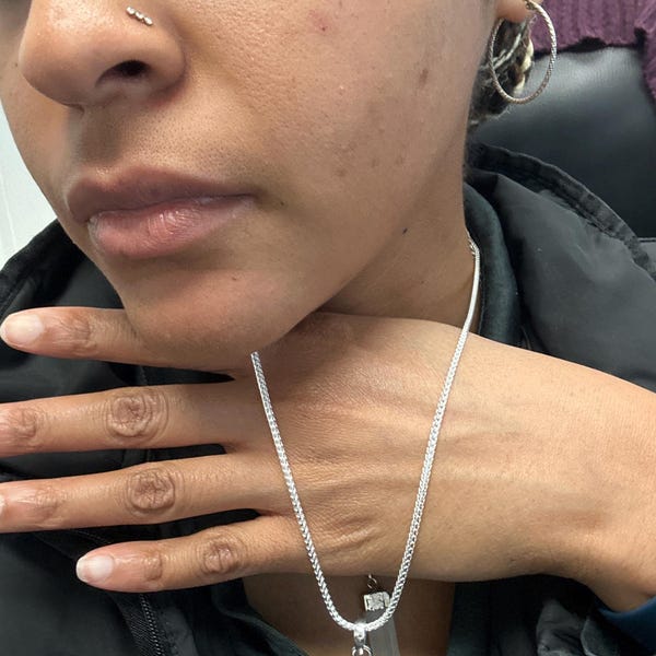 Solid 925 Sterling Silver Italian Unisex Round Box Chain Necklace, Made Solid 925 Sterling Silver Italian Unisex Round Box Chain Necklace, Made