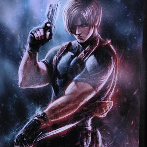 レオン・ケネディ（RE4） - 限定版ファインアートプリント - レオン