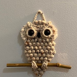 Owl Crochet Pattern PDF File Wall Hanging - Etsy