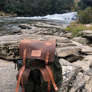 60L Personalized Bushcraft Backpack Camping Backpack Hiking