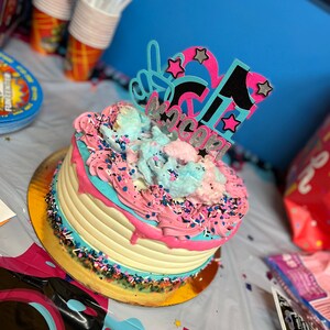 Tiktok Inspired Cake Topper Tik Tok Inspired Cake Topper Tik Etsy France
