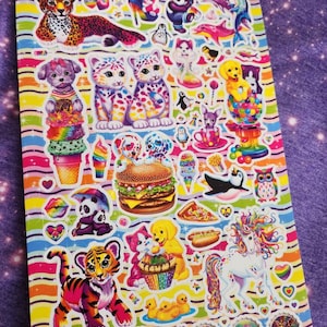 Lisa Frank Coloring & Activity Set With Fold Out Storage Case. Stickers ...