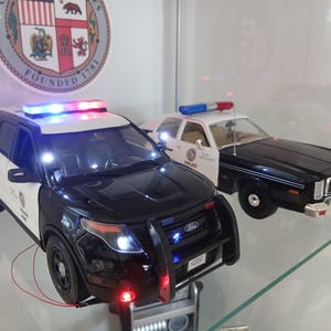 1/18 Scale LAPD Police Dept Die-cast Ford Explorer Model Replica