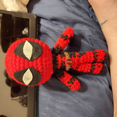 Deadpool Crochet Pattern Instant Download Amigurumi Plush Doll CROCHET ...
