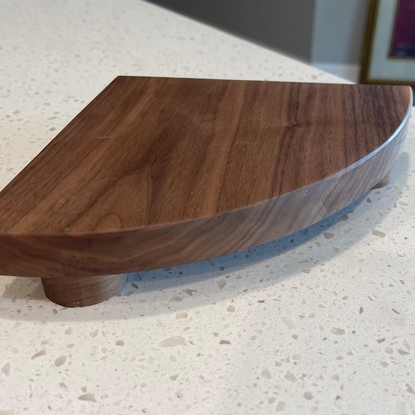 Round Bathroom Soap Stand/ Wood Riser Tray/ Kitchen Stand/ Candle ...