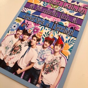 Shinee Birthday Card Replay Jonghyun Taemin Key Onew Minho Kpop