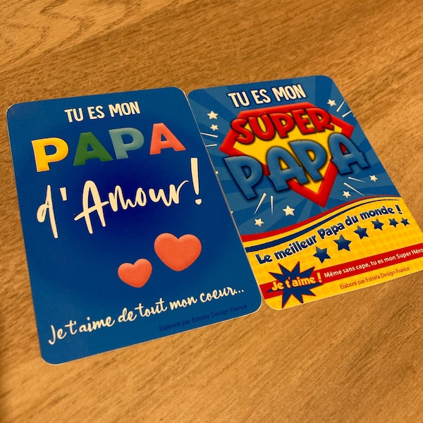 T-Shirt Papa D'Amour - Cadeau Humour Original Pour Fête Des Pères Et Anniversaire