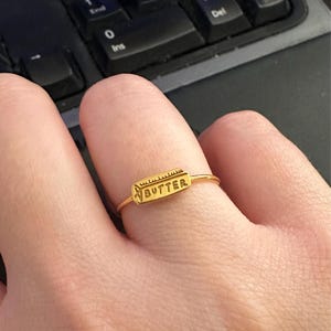 Customer photo, Stick of Butter Ring