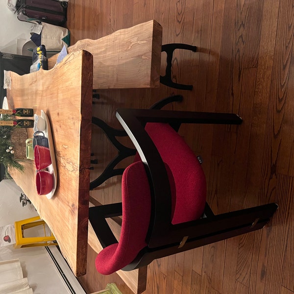 Modern Dining Chairs, Solid Wood Legs, Wood Chair, Mid Century Dining Chair, Chairs for Living ...