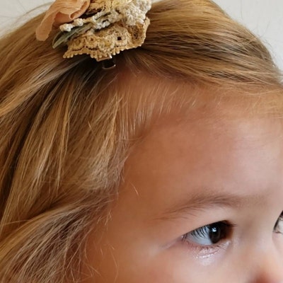 Head Ribbons For Girls  Brown main image 0
