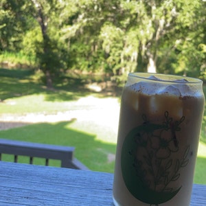 Wildflower Moon Can Cup Beer Glass Iced Coffee Glass -  Denmark