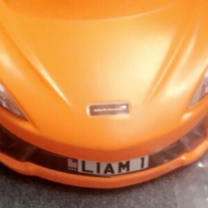 Licence Plate sticker SIZED TO FIT Little Tikes Cozy Coupe Car | Etsy