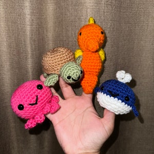 初心者向けかぎ針編みパターン - 海の生き物のあみぐるみ - Etsy 日本