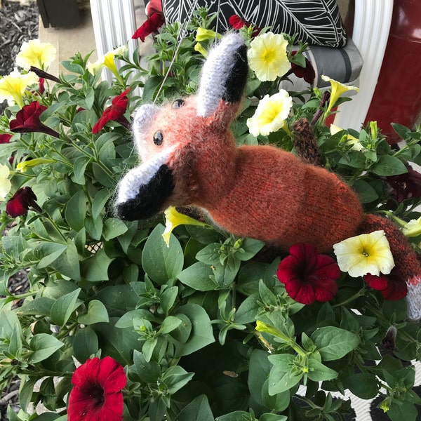 Fox Cub Knitting Pattern - Etsy