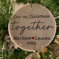 Frst Chrstmas Marred Couples Personalzed Sweatshrts, Matchng