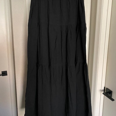 Cotton Pleated High Waist Loose Skirt main image 0