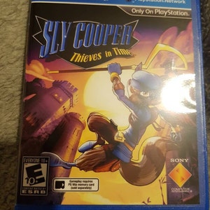 Sly Cooper: Thieves in Time sony PS Vita Replacement CASE 