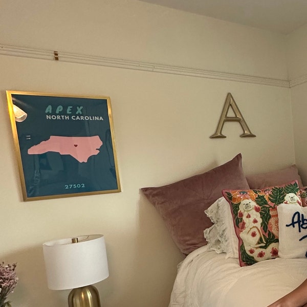 CUSTOM Zip Code Preppy Poster Digital Print | Trendy Wall Decor ...