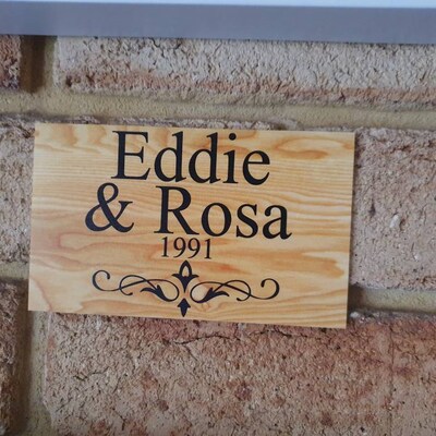 Welcome Sign Rustic Vintage MDF Wood DIY Art Craft - Etsy