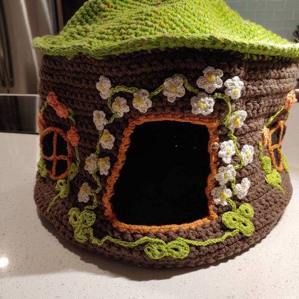 Fairy Tale Cat Cave Crochet Pattern - Etsy