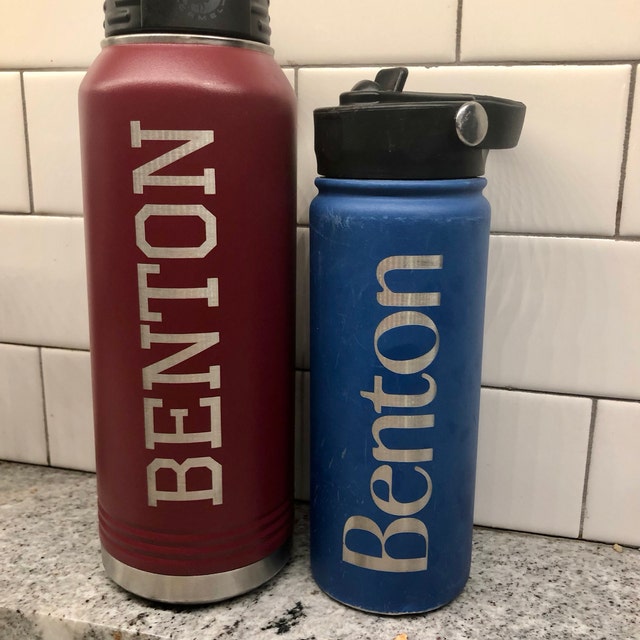 Personalized 32 oz RTIC Stainless Steel Water Bottles. – Whidden's Woodshop