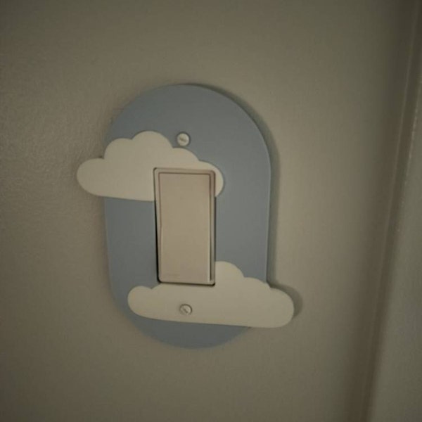 Floating Clouds Light Switch Plate and Outlet Covers - Multiple Options ...
