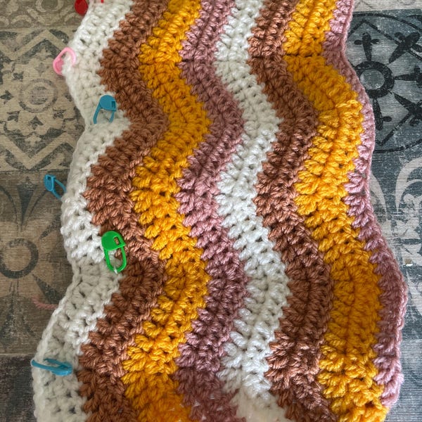Daisy Cottage Designs Ripple Blanket Pattern, Easy Ripple Blanket ...