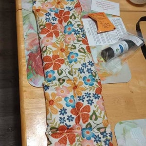 EXTRA LONG 30" Heated neck wrap + Gift set for mom + Relaxation gift + Birthday gift + Mother's Day gift + Great for migraines and arthritis