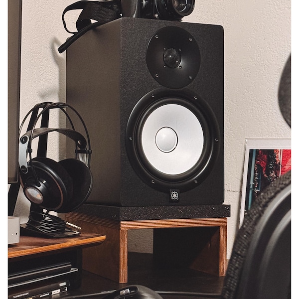High Sound Bar Riser Studio Monitor Riser - Elevate Speakers to Ear-level - Etsy
