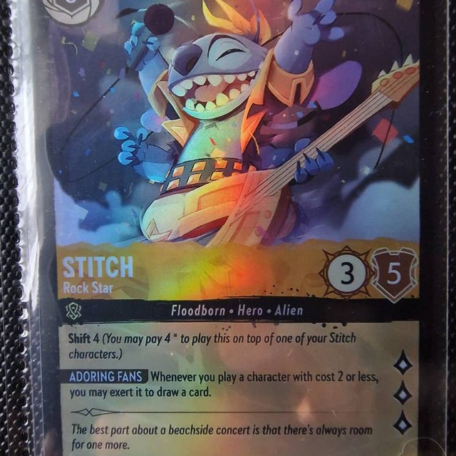 Stitch - Rock Star 30/P1 (Store Championship) Disney Lorcana