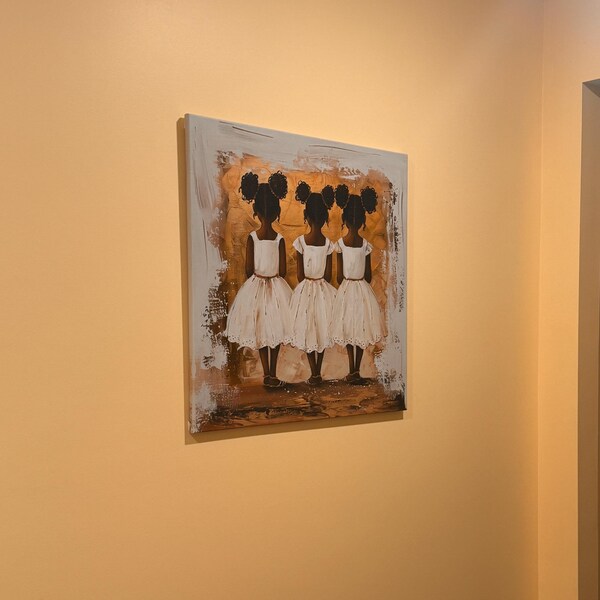 Gullah Geechee Art, Black Women Under Tree, Lowcountry Art Water Color ...