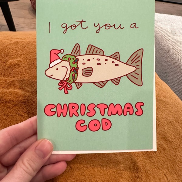 Christmas Cod Card 