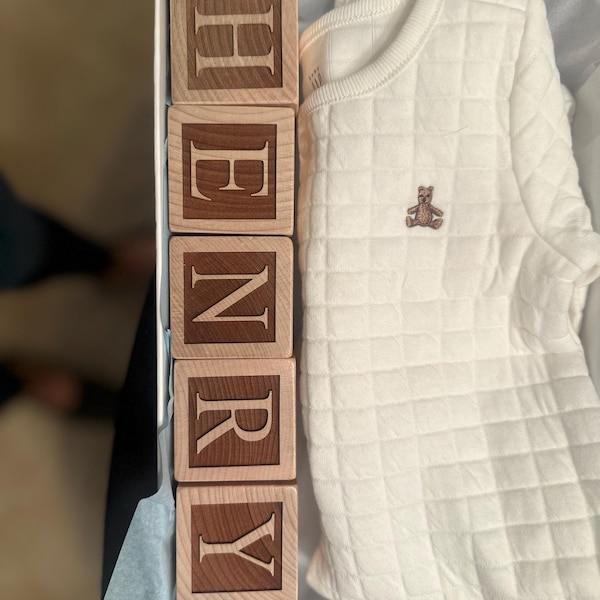 Name Block Letters Personalized Nursery Name Block Letters - Custom Wooden Name Blocks for ...