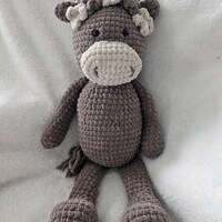 CROCHET BULL PATTERN Amigurumi Bull Tutorial Stuffed Plush Animal Diy ...