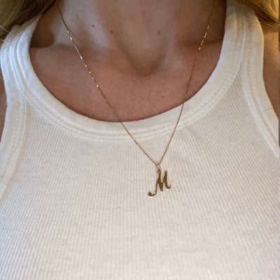 Real 10k Yellow Gold Diamond Cut Box Chain Necklace - 1.4mm, Lobster Clasp (Various Lengths Available)