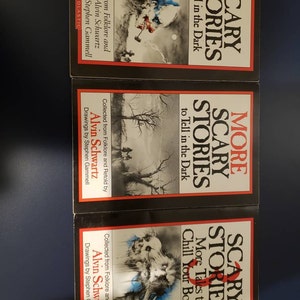 Scary Stories Treasury By Alvin Schwartz Hardcover Book Scary Etsy