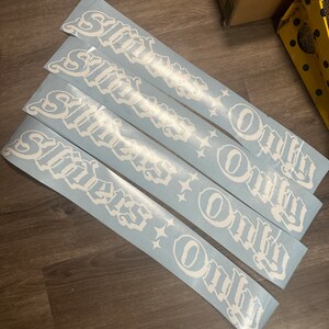 Kseriesonly Windshield Banner Decal - JDM KDM Stance - 3x23 Inches