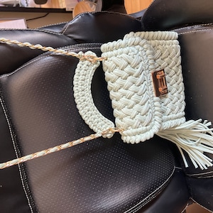 Handmade Bag/black Colored Crochet Handbag / Hand Knitted Bag - Etsy