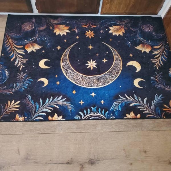 Spider Rug for Gothic Room Decor, Victorian Gothic Dark Floral ...