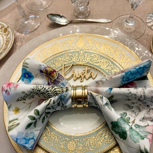 Birthday Wedding Name Tags Wedding Table Decor Wedding Place - Etsy