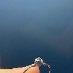 Customer photo from Laurel, Raw Diamond Ring in Rose Gold