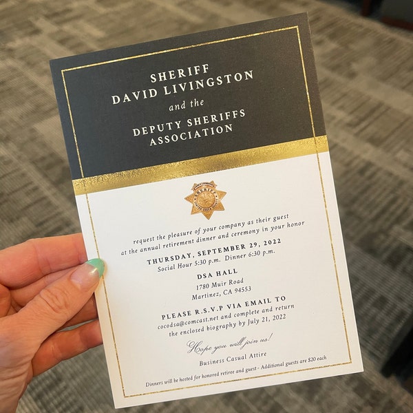 Corporate Dinner Party Invitation, Professional Event Invite, Elegant ...