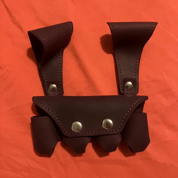 Leather Potion Holder Leather Vial Holder Leather Alchemist Belt