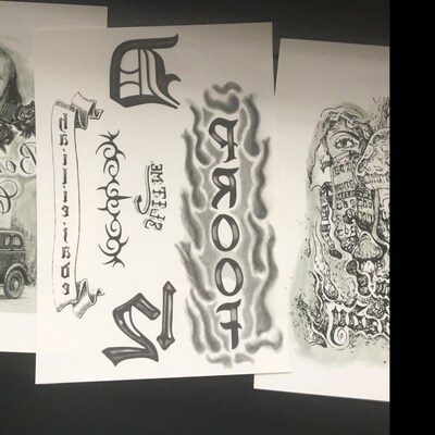 Eminem Temporary Tattoos for Costume - Etsy