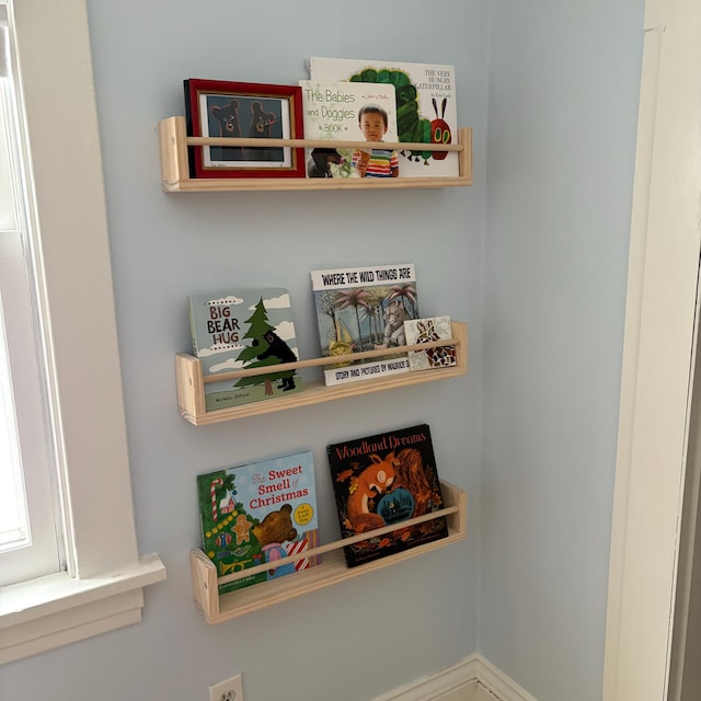 Aazon.co: Gneric Nursery Bookshelf- Set Of 2- Baby Floating Bookshelf