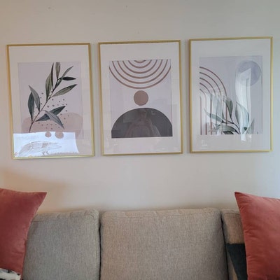 Set of 3 Printable Sage Green Wall Prints Green Botanical - Etsy