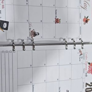 PRINTED 2025 Dated Calendar, Unique Signature Style, 12 Month inserts ready to add to Y0UR Planner & Agendas PM, A5, MM/Personal, Disc Style