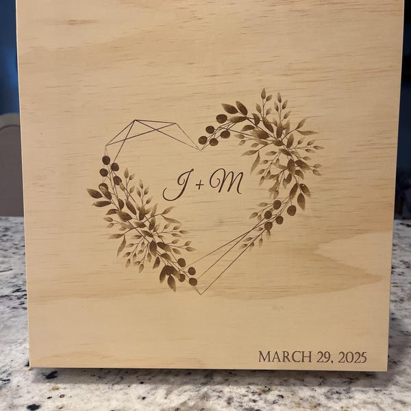 Personalized Wooden Memory Box – Custom Engraved Keepsake for 2026 ...