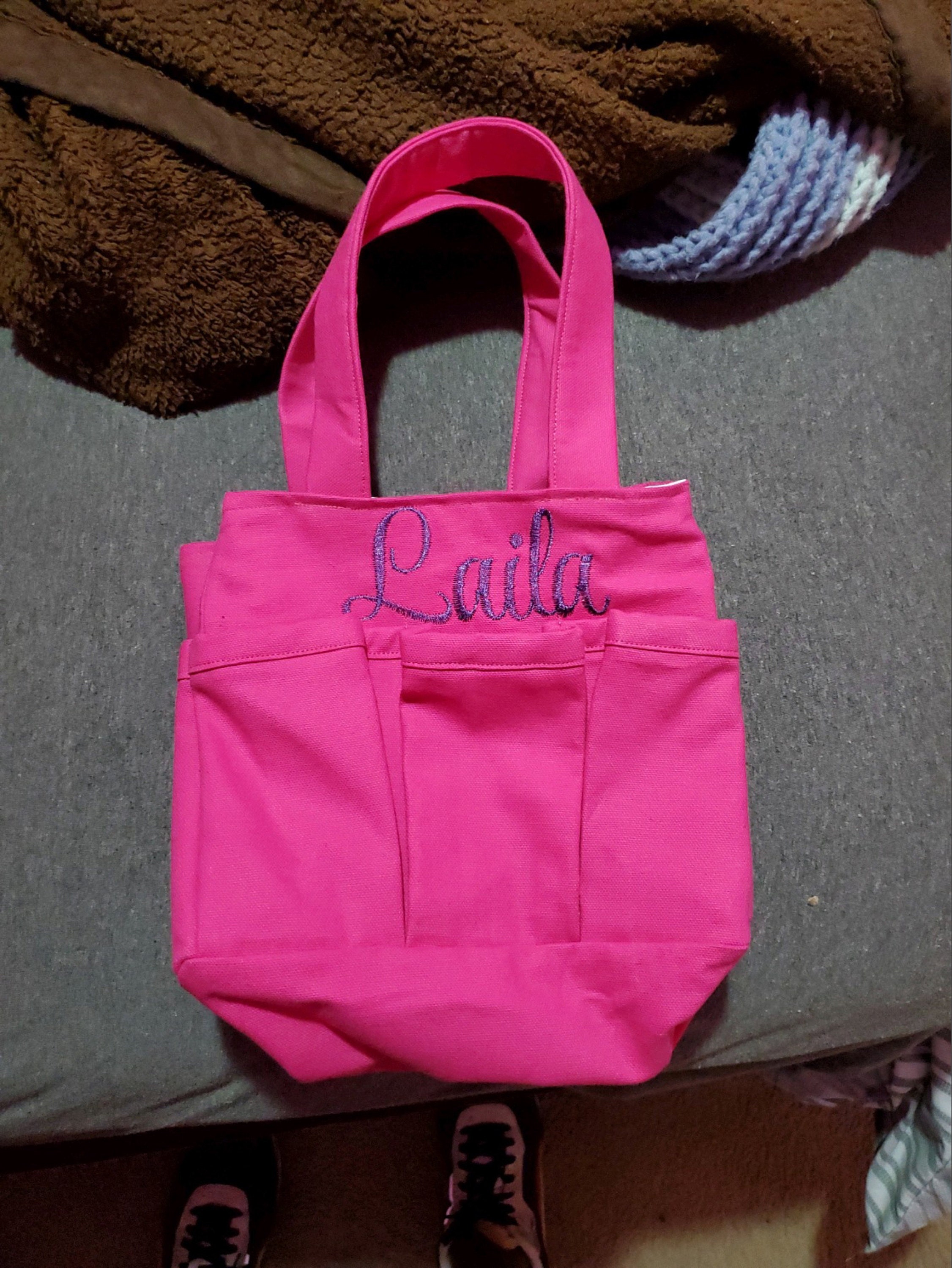 Personalized shower caddy, Waterproof beach tote bag, College dorm storage organizer