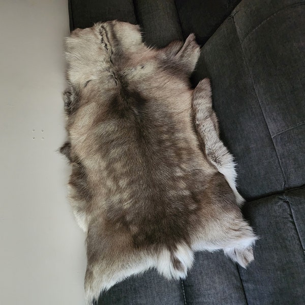 Real Hide Rug Real Reindeer Hide Rug, Size XXL - Etsy